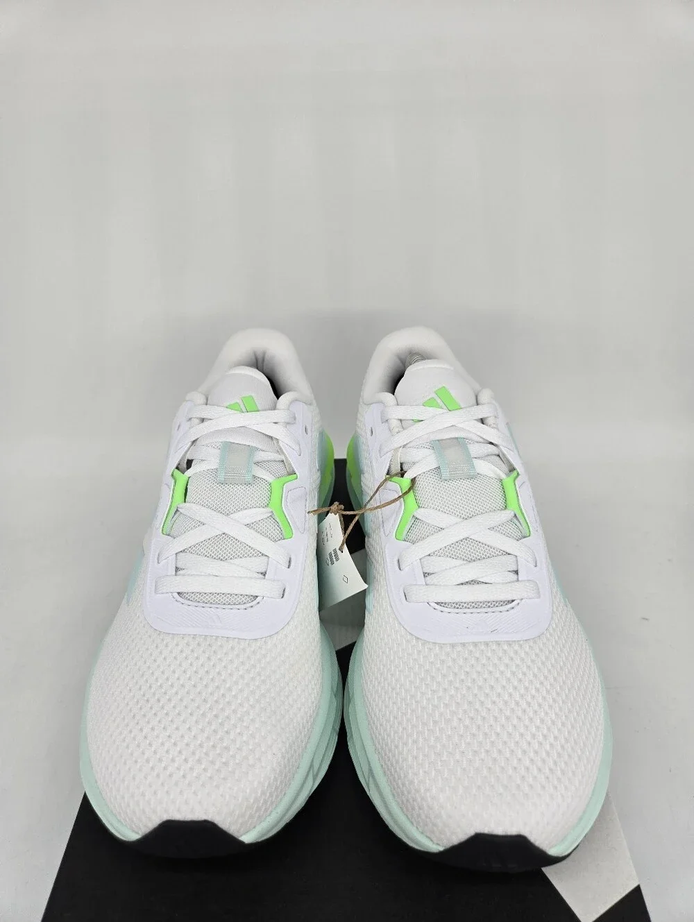 adidas Women's Galaxy 7 JQ2610 Cloud White Halo Mint Running Shoes Size 10.5